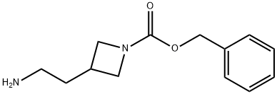 benzyl 3-(2-aminoethyl)azetidine-1-carboxylate 구조식 이미지
