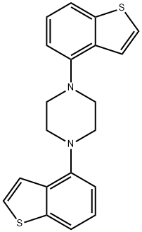 1,4-di(benzo[b]thiophen-4-yl)piperazine Structure