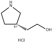 (S)-2-(pyrrolidin-3-yl)ethanol hydrochloride 구조식 이미지