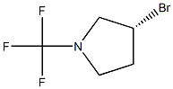 (R)-3-bromo-1-(trifluoromethyl)pyrrolidine Structure