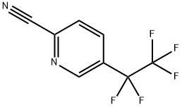 5-(Pentafluoroethyl)pyridine-2-carbonitrile Structure