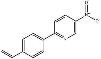 5-Nitro-2-(4-vinylphenyl)pyridine 구조식 이미지