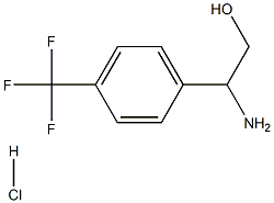 2-AMINO-2-(4-(TRIFLUOROMETHYL)PHENYL)ETHANOL HCl Structure