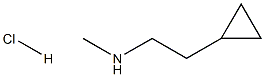 2-cyclopropyl-N-methylethanamine hydrochloride Structure