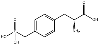 D-Phenylalanine, 4-(phosphonomethyl)-
 Structure