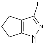 3-iodo-1H,4H,5H,6H-cyclopenta[c]pyrazole 구조식 이미지