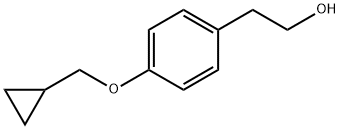 4-(cyclopropylmethoxy)benzeneethanol 구조식 이미지