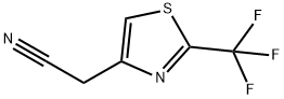 (2-Trifluoromethyl-thiazol-4-yl)-acetonitrile Structure