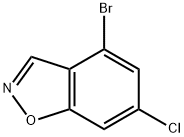 4-Bromo-6-chloro-benzo[d]isoxazole 구조식 이미지