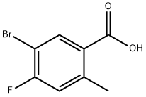 5-bromo-4-fluoro-2-methylbenzoic acid 구조식 이미지