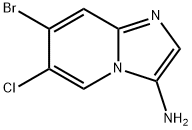 7-bromo-6-chloroimidazo[1,2-a]pyridine 구조식 이미지