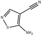 5-aminoisothiazole-4-carbonitrile 구조식 이미지