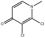 2,3-Dichloro-1-methyl-4-(1H)-pyridone Structure