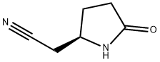 (R)-(5-Oxo-pyrrolidin-2-yl)-acetonitrile Structure