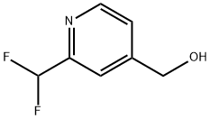 (2-(difluoromethyl)pyridin-4-yl)methanol Structure