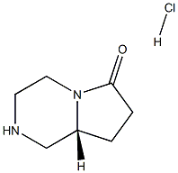 (R)-Hexahydro-pyrrolo[1,2-a]pyrazin-6-one hydrochloride Structure