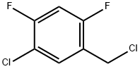 Benzene, 1-chloro-5-(chloromethyl)-2,4-difluoro- Structure