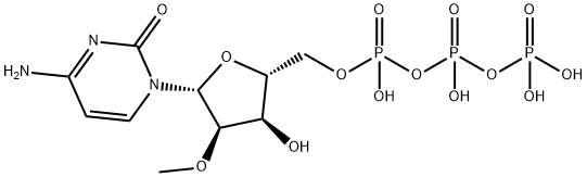 5'-(tetrahydrogen triphosphate), 2'-O-methyl-Cytidine 구조식 이미지