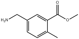 5-Aminomethyl-2-methyl-benzoic acid methyl ester Structure