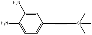 4-((trimethylsilyl)ethynyl)benzene-1,2-diamine Structure