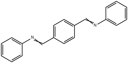 N,N'-TEREPHTHALYLIDENEDIANILINE 구조식 이미지