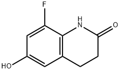 8-fluoro-6-hydroxy-3,4-dihydroquinolin-2(1H)-one Structure