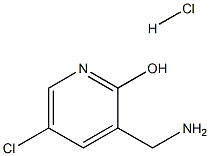 3-(aminomethyl)-5-chloropyridin-2-ol hydrochloride Structure