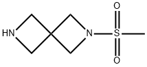 2-methanesulfonyl-2,6-diazaspiro[3.3]heptane Structure