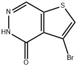 3-bromo-Thieno[2,3-d]pyridazin-4(5H)-one Structure