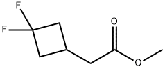 methyl 2-(3,3-difluorocyclobutyl)acetate 구조식 이미지