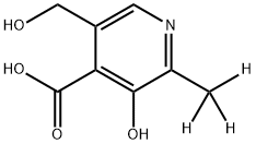 4-Pyridoxic Acid-D3 Structure