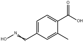 (4-(hydroxyimino)methyl)-2-methylbenzoic acid Structure