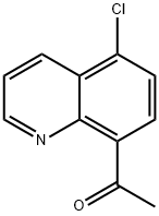 8-Acetyl-5-chloroquinoline Structure