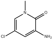 3-amino-5-chloro-1-methyl-2(1H)-Pyridinone Structure