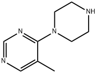 5-methyl-4-(piperazin-1-yl)pyrimidine 구조식 이미지