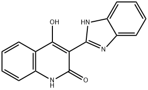 3-(1H-benzo[d]imidazol-2-yl)quinoline-2,4-diol Structure