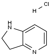 2,3-Dihydro-1H-pyrrolo[3,2-b]pyridine hydrochloride 구조식 이미지