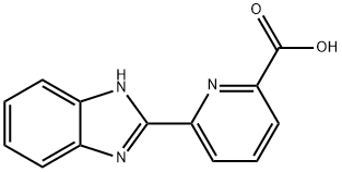 6-(1H-Benzo[d]imidazol-2-yl)picolinic acid 구조식 이미지