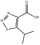 5-(Propan-2-Yl)-1,2,3-Thiadiazole-4-Carboxylic Acid Structure