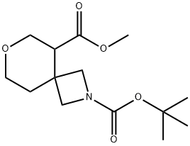 2-Tert-Butyl 5-Methyl 7-Oxa-2-Azaspiro[3.5]Nonane-2,5-Dicarboxylate 구조식 이미지