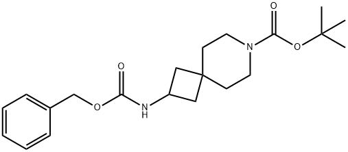 Tert-Butyl 2-(((Benzyloxy)Carbonyl)Amino)-7-Azaspiro[3.5]Nonane-7-Carboxylate Structure