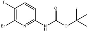 tert-butyl 6-bromo-5-fluoropyridin-2-ylcarbamate 구조식 이미지