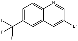 3-bromo-6-(trifluoromethyl)quinoline 구조식 이미지