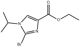 ethyl2-bromo-1-isopropyl-1H-imidazole-4-carboxylate 구조식 이미지
