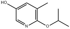 5-Hydroxy-2-isopropoxy-3-methylpyridine Structure