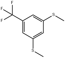 3,5-Bis(methylthio)benzotrifluoride 구조식 이미지