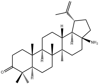 (1R,3aS,5aR,5bR,7aR,11aR,11bR,13aR,13bR)-3a-amino-5a,5b,8,8,11a-pentamethyl-1-(prop-1-en-2-yl)octadecahydro-1H-cyclopenta[a]chrysen-9(5bH)-one Structure