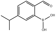 2-Formyl-5-isopropylphenylboronic acid 구조식 이미지