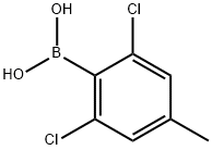 2,6-Dichloro-4-methylphenylboronic acid Structure