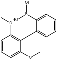 2',6'-Dimethoxybiphenyl-2-ylboronic acid 구조식 이미지
